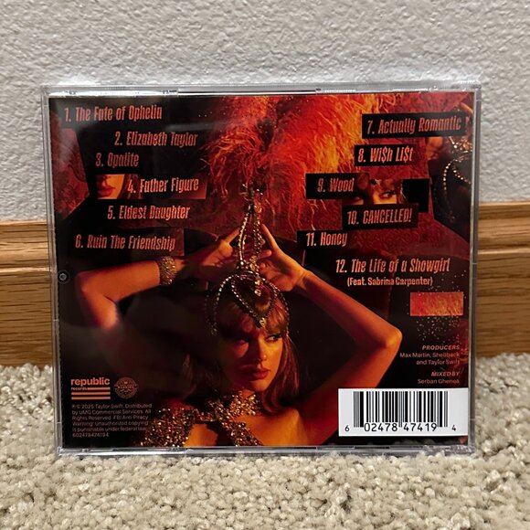 Taylor Swift The Life of a Showgirl CD - Picture 3 of 3